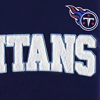T-shirt à capuche manches longues Alex des Tennessee Titans Tommy Hilfiger pour homme, bleu marine/blanc