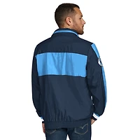 Veste à capuche légère demi-zip Gael bleu marine pour homme Tommy Hilfiger Tennessee Titans