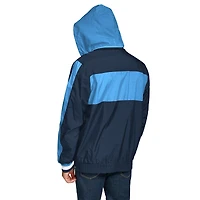 Veste à capuche légère demi-zip Gael bleu marine pour homme Tommy Hilfiger Tennessee Titans