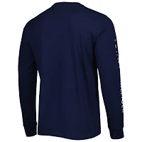 T-shirt à manches longues Tommy Hilfiger Tennessee Titans Peter Team pour homme, bleu marine