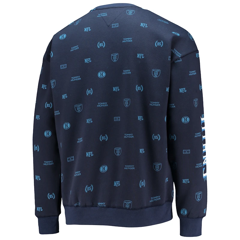 Sweat-shirt à enfiler graphique Tommy Hilfiger pour hommes Tennessee Titans Reid bleu marine