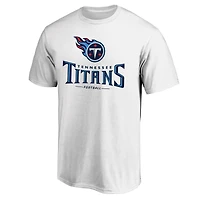 Men's  White Tennessee Titans Team Lockup T-Shirt