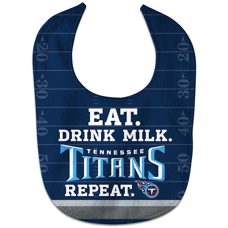 Nouveau-né et nourrisson WinCraft Tennessee Titans Eat. Boire. Répéter. Dossard All-Pro