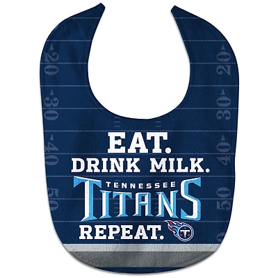 Nouveau-né et nourrisson WinCraft Tennessee Titans Eat. Boire. Répéter. Dossard All-Pro