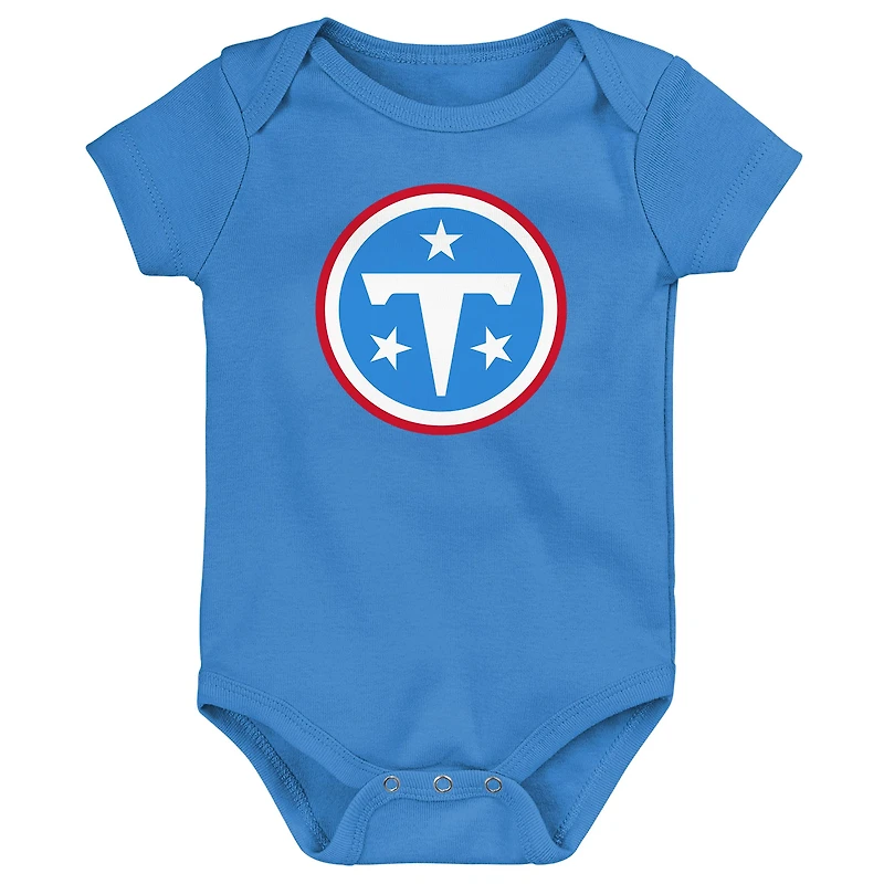 Newborn Outerstuff Light Blue Tennessee Titans Primary Logo Bodysuit