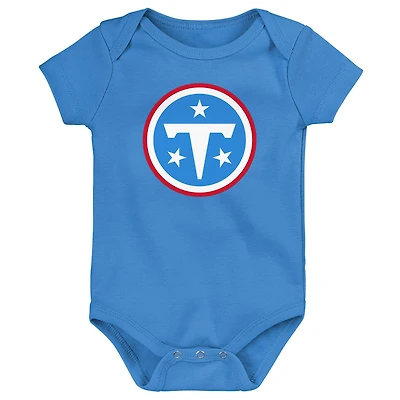 Newborn Outerstuff  Light Blue Tennessee Titans Primary Logo Bodysuit
