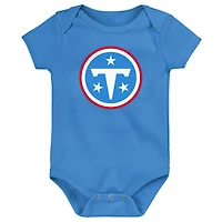 Newborn Outerstuff  Light Blue Tennessee Titans Primary Logo Bodysuit