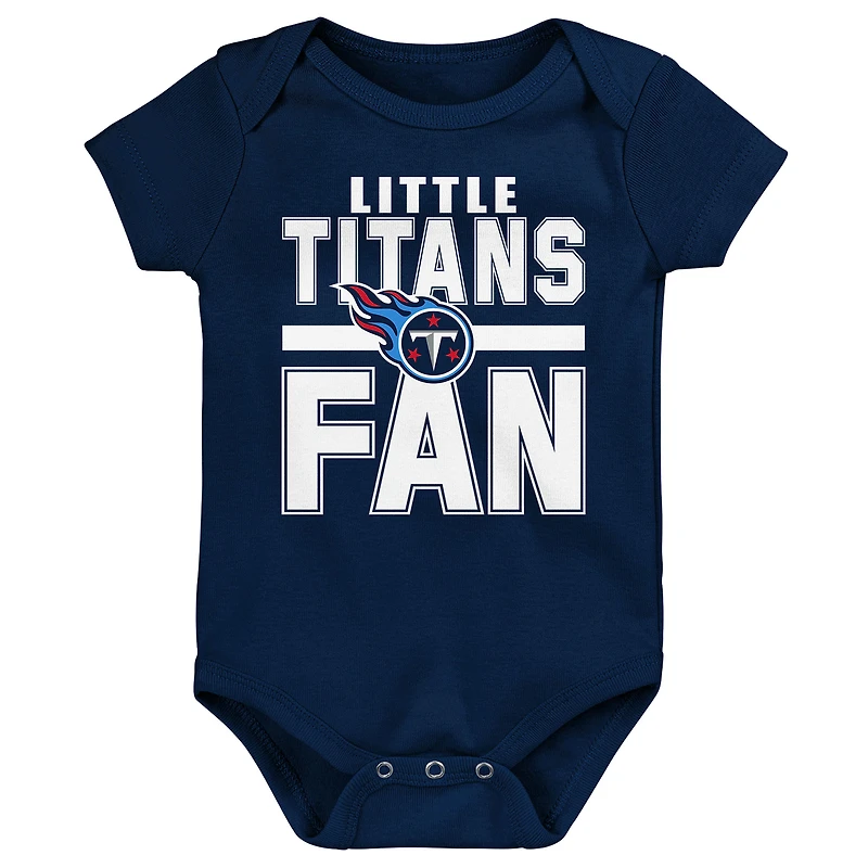 Ensemble 3 pièces pour nouveau-né Outerstuff Tennessee Titans Little Tike