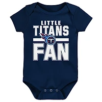 Ensemble 3 pièces pour nouveau-né Outerstuff Tennessee Titans Little Tike