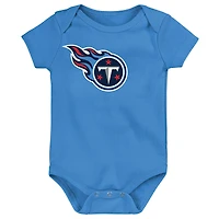 Ensemble 3 pièces pour nouveau-né Outerstuff Tennessee Titans Little Tike