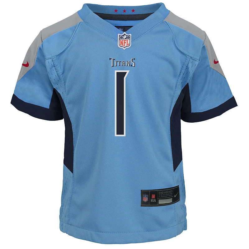 Preschool Nike Cameron Ward Light Blue Tennessee Titans Game Jersey