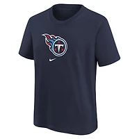 T-shirt préscolaire Nike Tennessee Titans Team Wordmark bleu marine