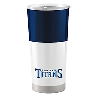 Titans du Tennessee 20 oz. Gobelet en acier inoxydable à blocs de couleurs