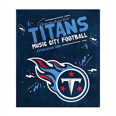 Couverture en peluche Tennessee Titans 60" x 70"