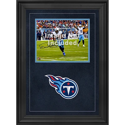 Cadre photo horizontal de luxe 8'' x 10'' Tennessee Titans avec logo de l'équipe