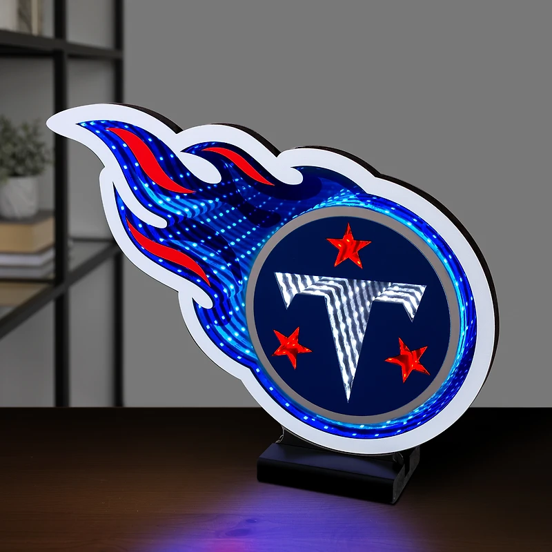 Lumière LED Infinity avec logo des Titans du Tennessee