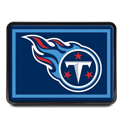 Housse d'attelage universelle en plastique avec logo des Titans du Tennessee 1,25" x 2"