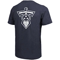 Tennessee Titans Majestic Threads Tri-Blend Pocket T-Shirt - Navy
