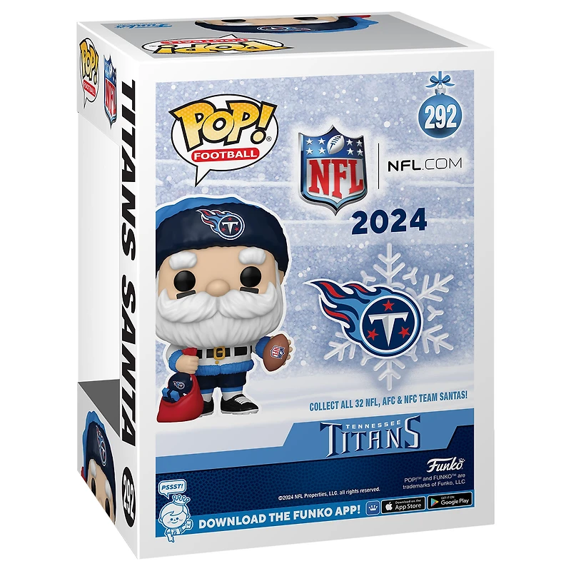 Tennessee Titans Santa Funko Pop! 2024 Fanatics Exclusive Vinyl Figure
