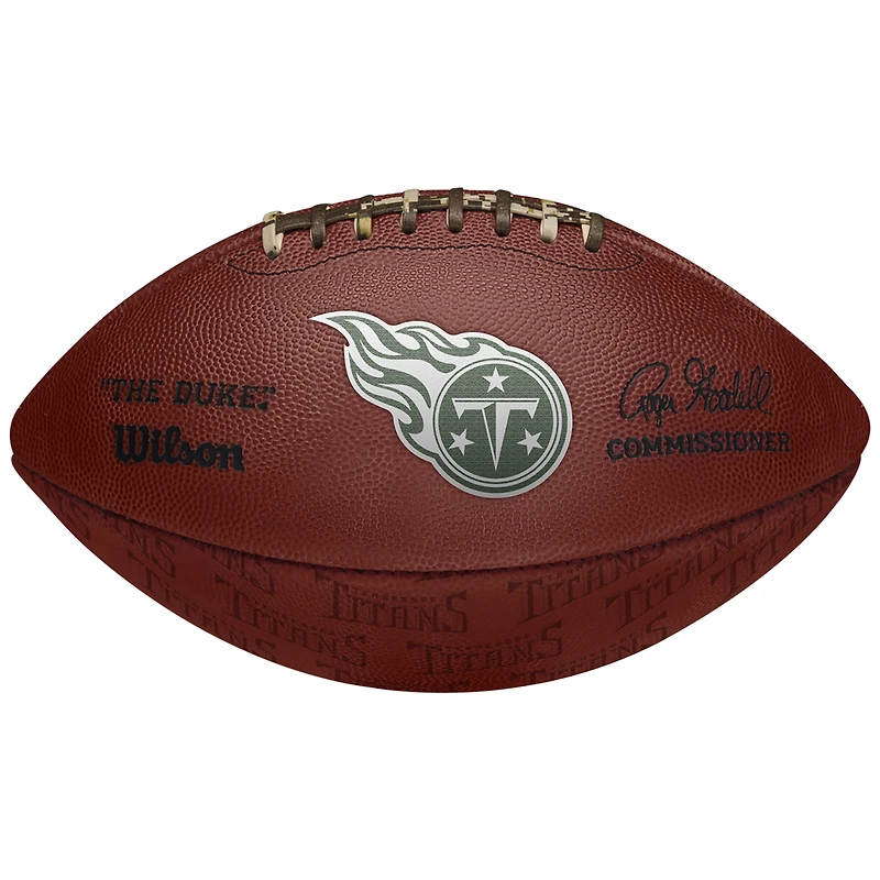 Tennessee Titans Unsigned Wilson Showcase Duke Pro Football