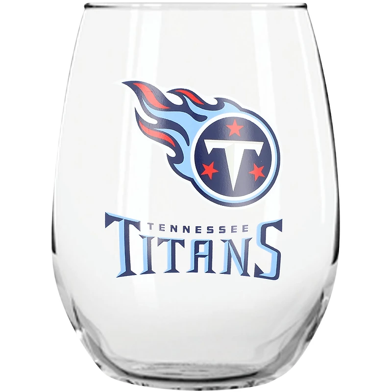 The Memory Company Tennessee Titans 15oz. Stemless Tumbler With Wine Bottle Stopper