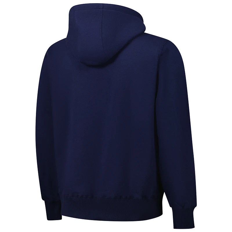 Sweat à capuche unisexe Dunbrooke Navy Tennessee Titans Defender fermeture éclair quart de tour