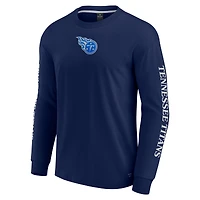 Unisex Fanatics Navy Tennessee Titans Elements Strive Long Sleeve T-Shirt