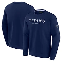 Unisex Fanatics  Navy Tennessee Titans Elements Unlimited Fleece Pullover Sweatshirt