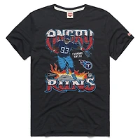 Sweat-shirt unisexe hommage T'Vondre anthracite Tennessee Titans Angry Runs Player Graphic Tri-Blend