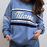 Pull unisexe bleu clair HANG x Tennessee Titans en maille jacquard