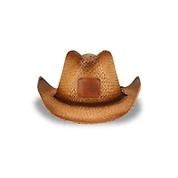 Chapeau de paille à bord incurvé Dutton unisexe New Era marron Tennessee Titans