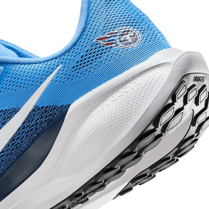 Baskets unisexes Nike Air Zoom Pegasus 41 bleu clair des Titans du Tennessee