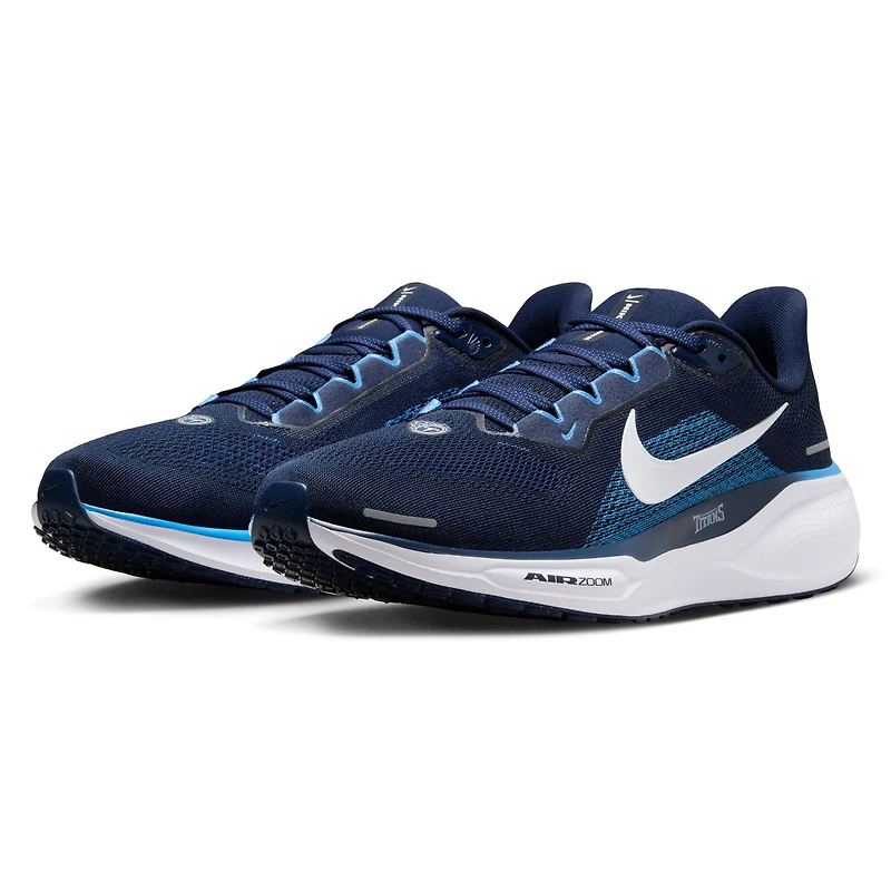 Chaussures de course unisexes Nike Zoom Pegasus 41 bleu marine Tennessee Titans
