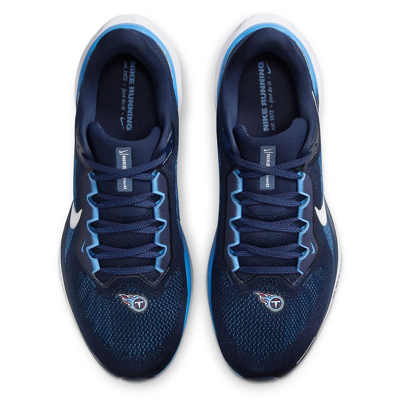 Chaussures de course unisexes Nike Zoom Pegasus 41 bleu marine Tennessee Titans