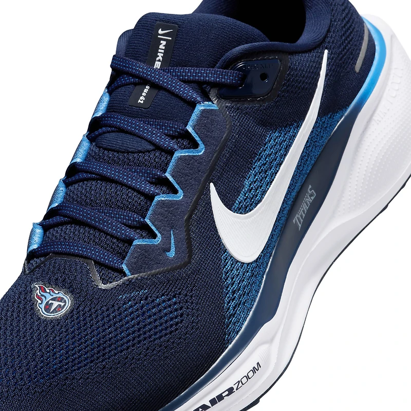 Chaussures de course unisexes Nike Zoom Pegasus 41 bleu marine Tennessee Titans