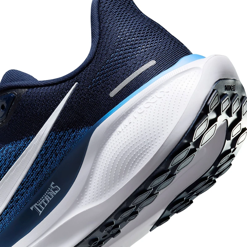 Chaussures de course unisexes Nike Zoom Pegasus 41 bleu marine Tennessee Titans