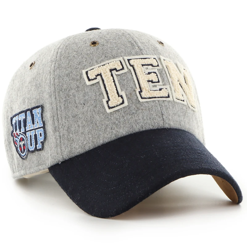 Casquette ajustable unisexe Stoney Clover Lane x '47 Tennessee Titans Block Clean Up gris/bleu marine