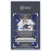 Will Levis Tennessee Titans 2023 Panini Mosaic Blue Reactive Prizm #377 SGC Authenticated 9 Rookie Card