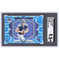 Will Levis Tennessee Titans 2023 Panini Mosaic Blue Reactive Prizm #ND-4 SGC Authenticated 9.5 Rookie Card