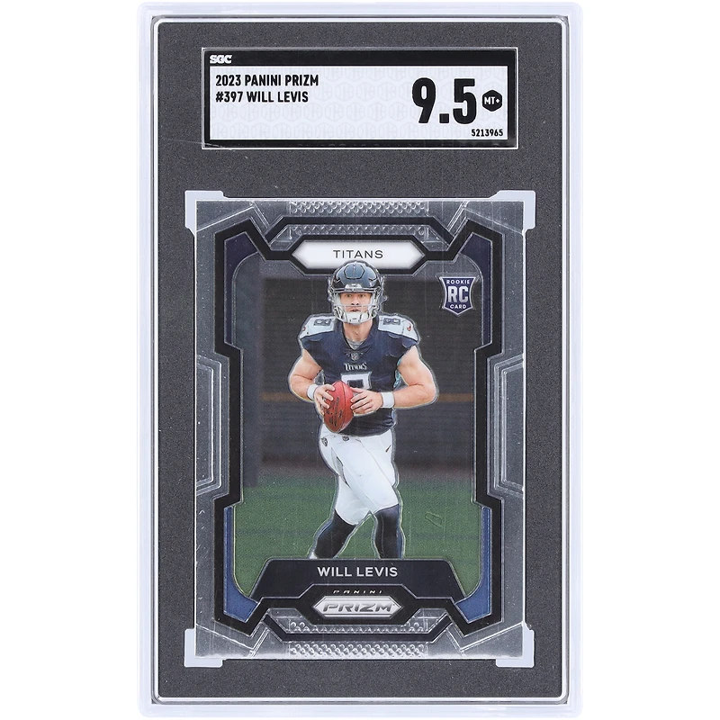 Will Levis Tennessee Titans 2023 Panini Prizm #397 SGC Authenticated 9.5 Rookie Card