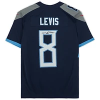 Will Levis Tennessee Titans Autographed Navy Nike Limited Jersey