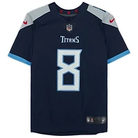 Will Levis Tennessee Titans Autographed Navy Nike Limited Jersey