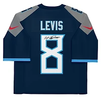 Will Levis Tennessee Titans Autographed Navy Nike Limited Jersey
