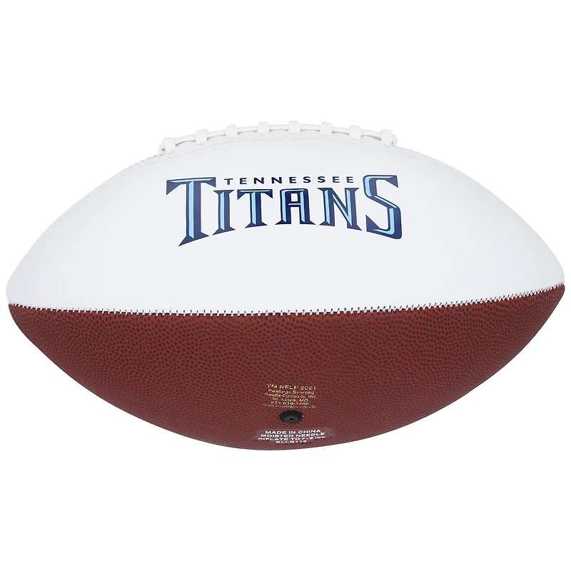 Will Levis Tennessee Titans Autographed White Panel Football