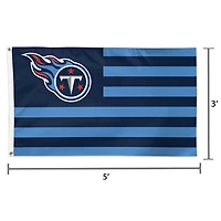 WinCraft Tennessee Titans 3' x 5' Americana Stars & Stripes Deluxe Flag
