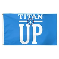 WinCraft Tennessee Titans  Single-Sided Deluxe 3' x 5' Slogan Flag