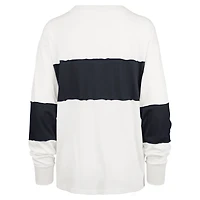 Women's '47 Cream Tennessee Titans Clubhouse Pride Taylor Long Sleeve T-Shirt