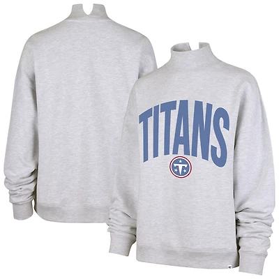 Sweat-shirt à col montant Subtle Muse gris Tennessee Titans '47 pour femme