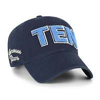 Women's '47  Navy Tennessee Titans Zoey Clean Up Adjustable Hat