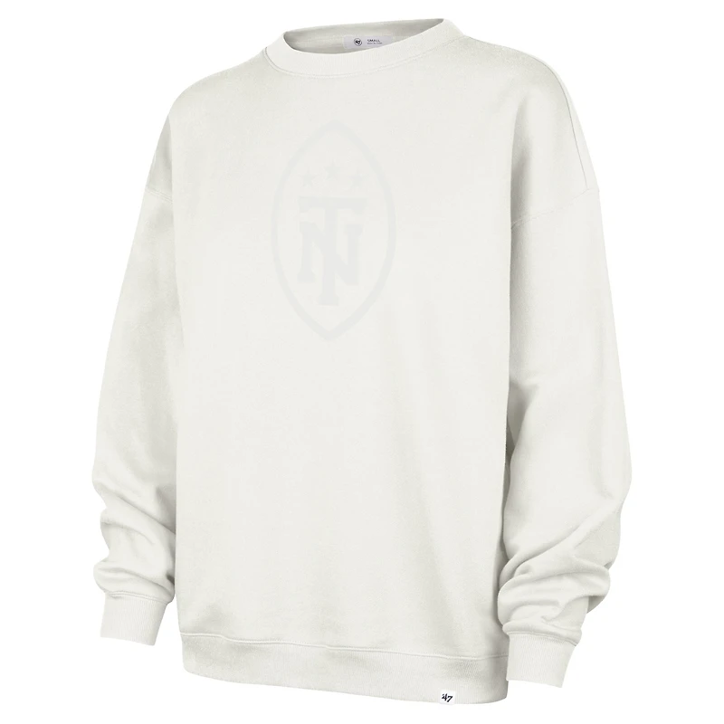 Women's '47 Stone Tennessee Titans Secondary Oversized Sweatshirt